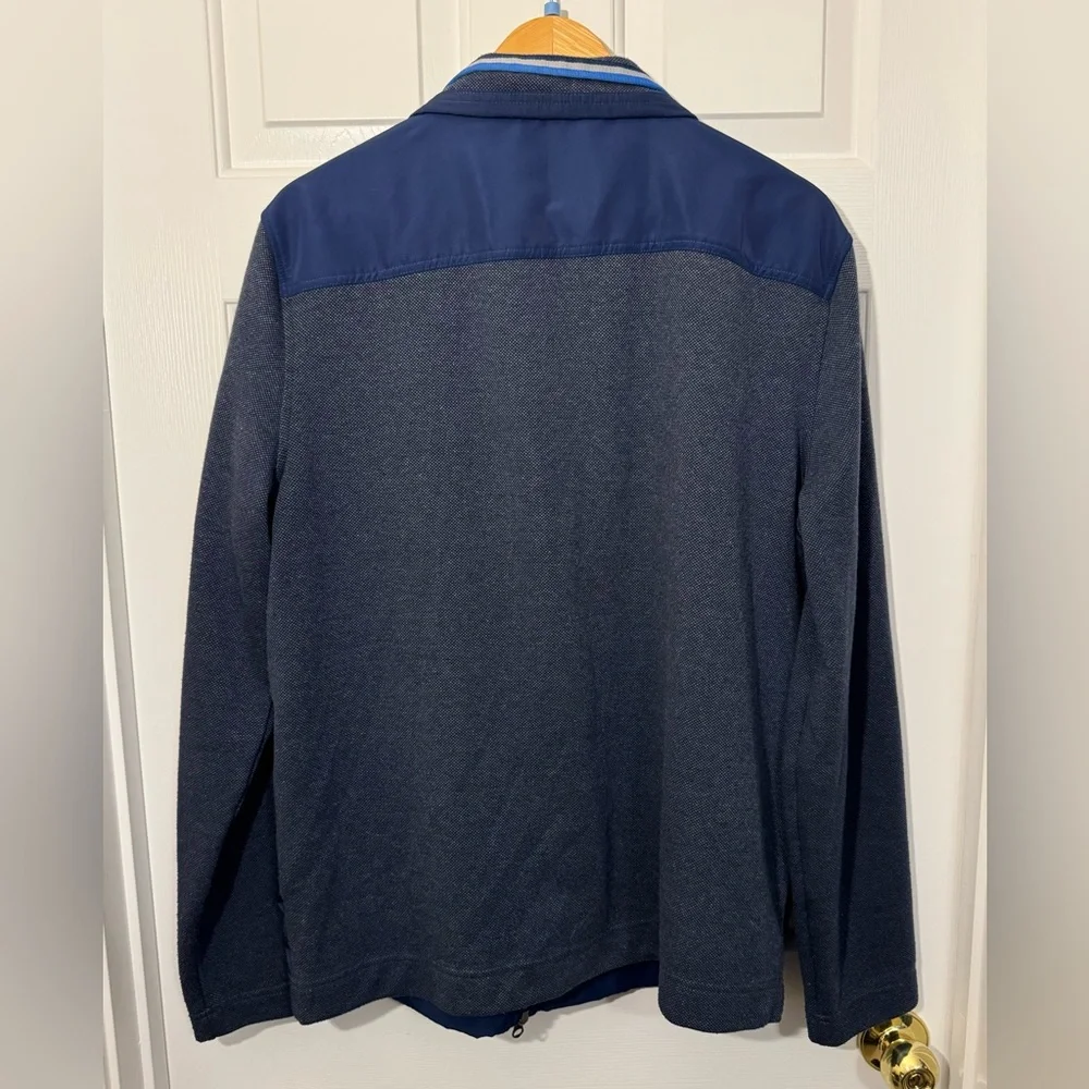 Banana Republic Zip Front Storm Flap Soft-Shell Jacket -‎ Mens Size XL